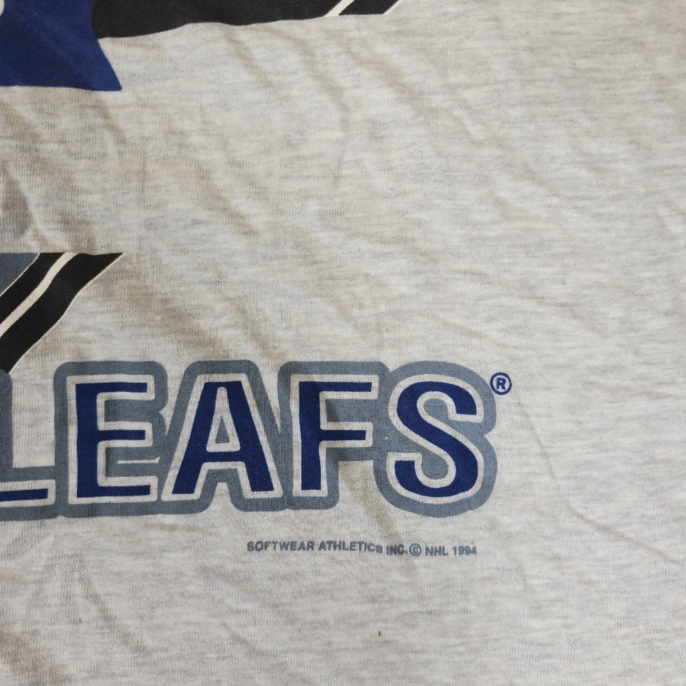 Vintage 1994 Toronto Maple leafs T Shirt Size XL NHL Hockey - Picture 3 of 6